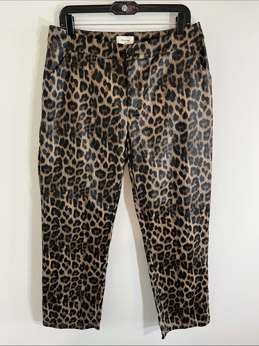 Davi & Dani leopard print pants 1XL NWT